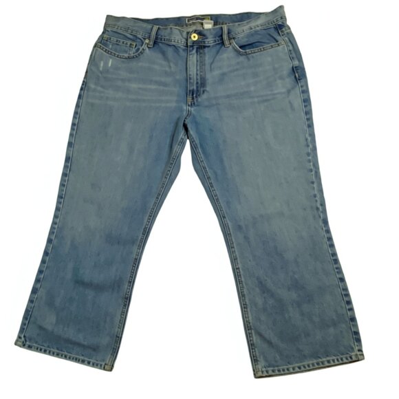 Old Navy Denim - Old Navy Vintage 2005 Low Waist Crop Capri Jeans Size 16 Medium Wash
